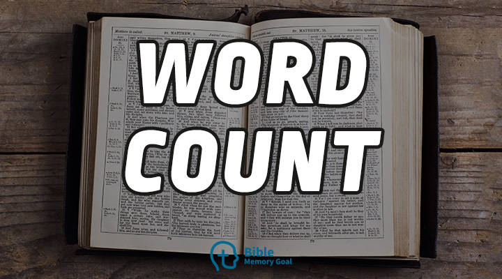 Books of the Bible by Word Count